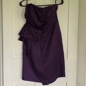 Purple, fringed Cynthia Steffens dress size 6